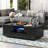 Modern High Glossy Rectangle Coffee Table-863113142