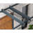 Palram - Canopia Nancy 14' W x 3' D Acrylic Galvanized Steel Slope Stationary Door and Window Awning Gray/Clear-116355904