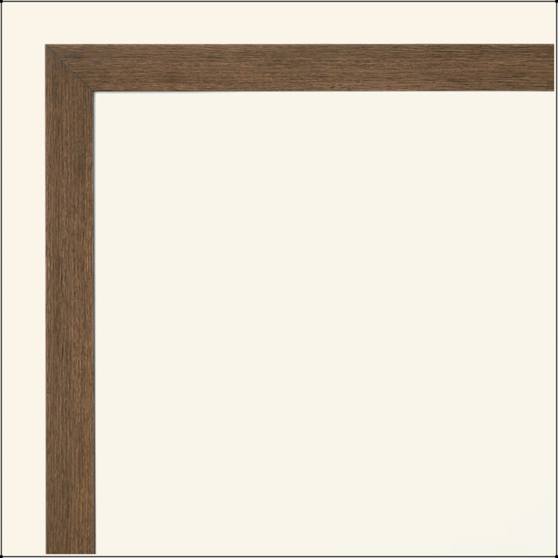 Oak Finish Mirror