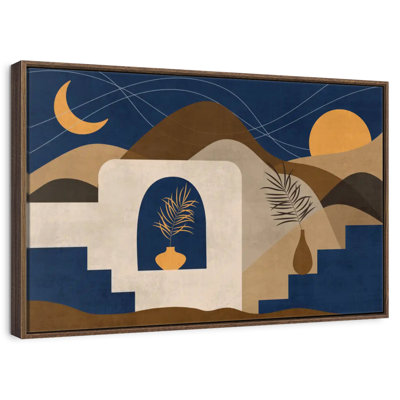 Boho Sun Moon And Mountains II