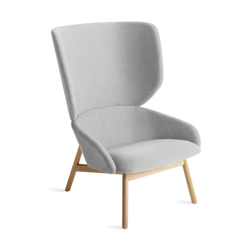Heads Up Lounge Chair, Gabro Light Gray Wool