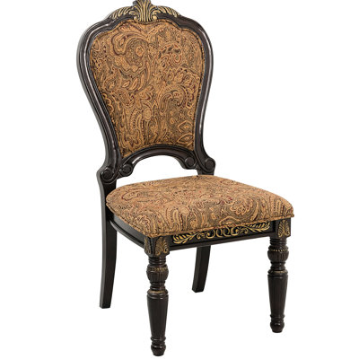 Chaise d'appoint de luxe traditionnelle pour 2 personnes, finition cerisier avec inclinaison dorée, revêtement multicolore, capacité de poids de 250 lb, hauteur de l'ensemble de 14,75 po, assemblage simple, structure de bois formelle d'une capacité de 43,5 po,