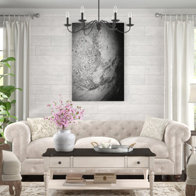 " Black And White Globe "
