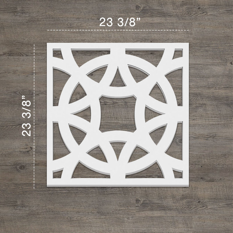 Panneau de papier peint Brownsville, H 23,375 po x l 23,375 po x P 0,375 po
