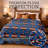 Plush Western Fleece Blanket, Double Sided-100354122-100354126