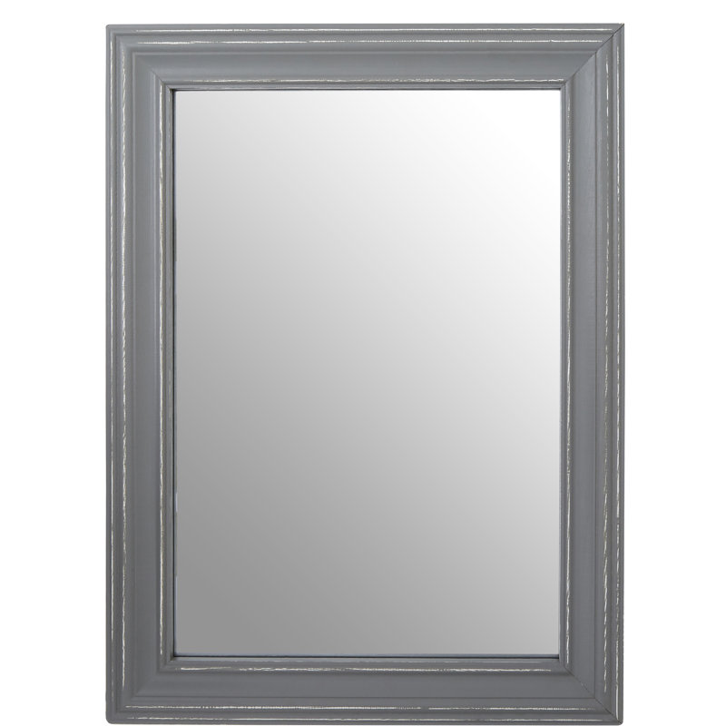 Matthews Solid Wood Flat Wall Mirror