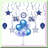 Sparkling 40th Birthday & Anniversary Glitter Banner