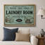 «Wash Dry Fold Vintage Laundry Service», impression sur toile, impression sur toile encadrée-134329028-134329018