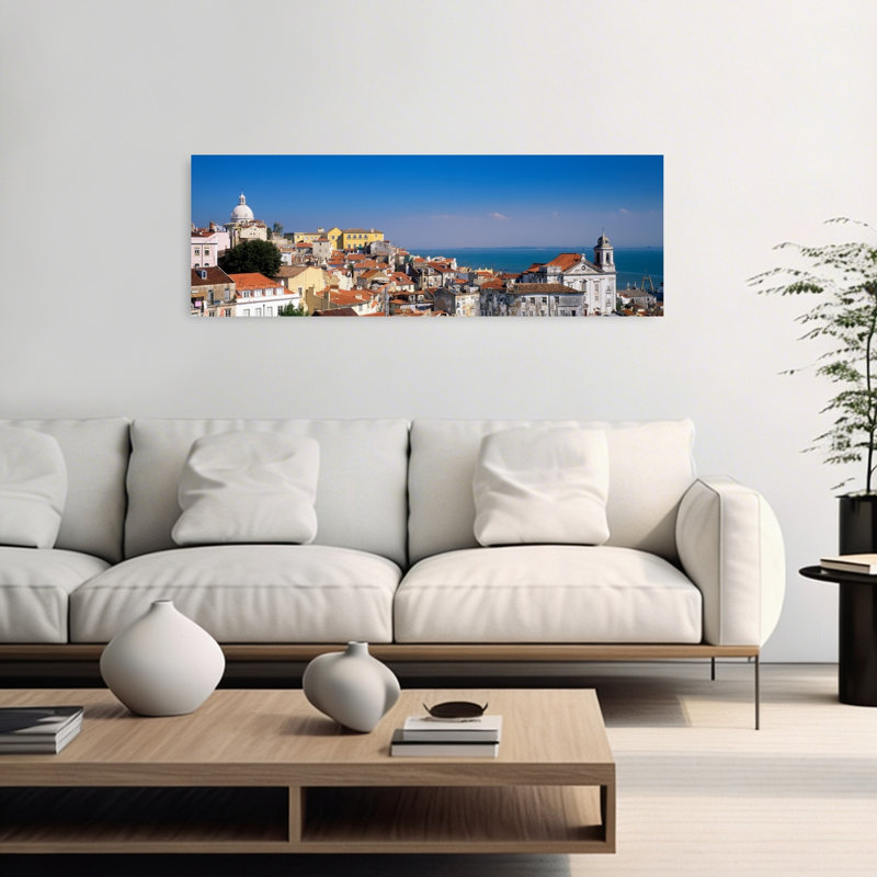 Art urbain, architecture urbaine contemporaine de Lisbonne, paysage urbain de Lisbonne, H 48 po x l 16 po