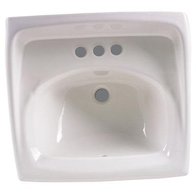 Lucerne Wall-Hung Sink With 4-Inch Centerset Made-in-Mexico