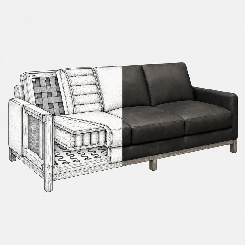 Lynton Sofa, Charcoal, Gray