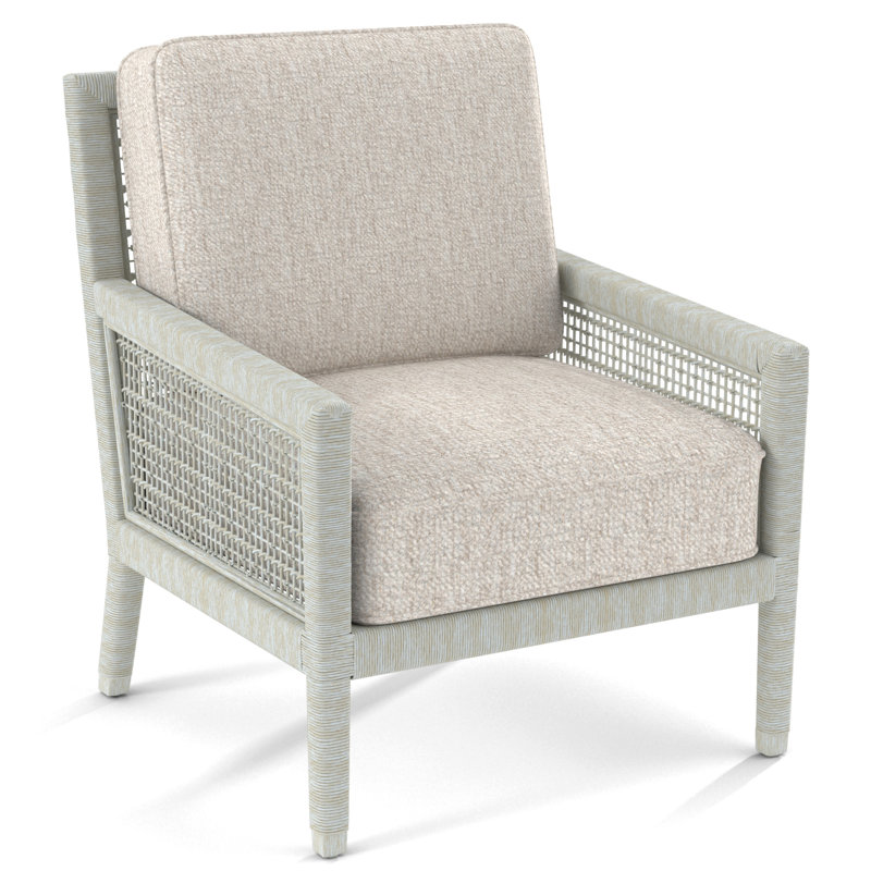 Harper 28" Wide Armchair, Black Geometric; 0425-81, Hazel
