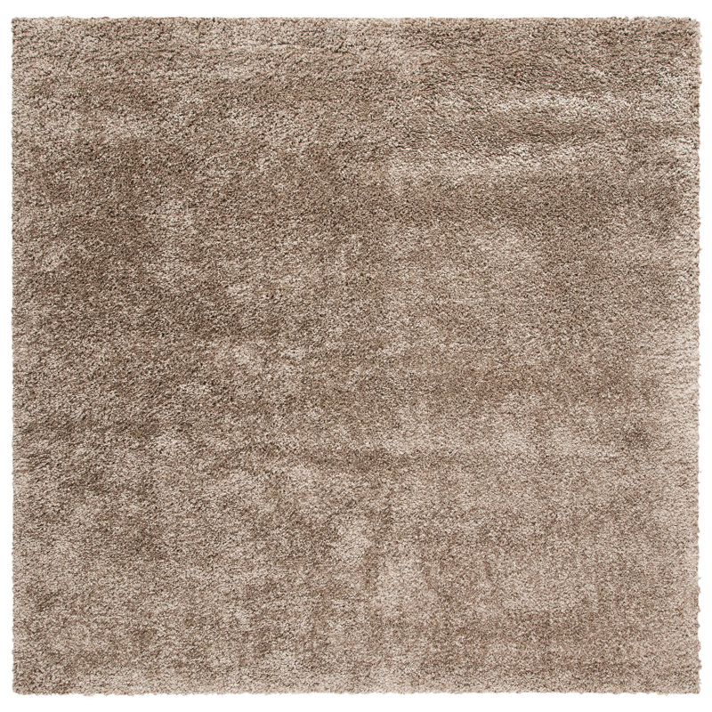 Chiles Royal Shag Performance Solid Color Rug, Square 6'7"