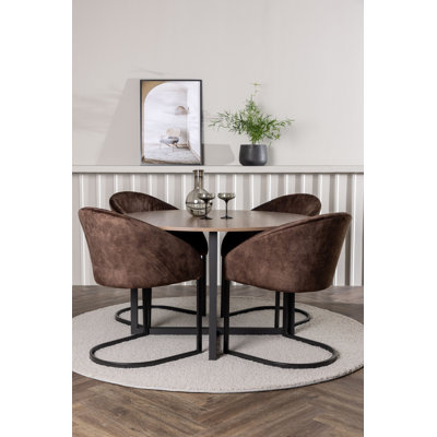 Dannalee 4 - Person Dining Set