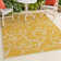 Maribel Traditional Classic All-Over Scroll Yellow/Cream Indoor/Outdoor Rug