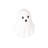 Ceramic Salt and Pepper Set, Ghost
