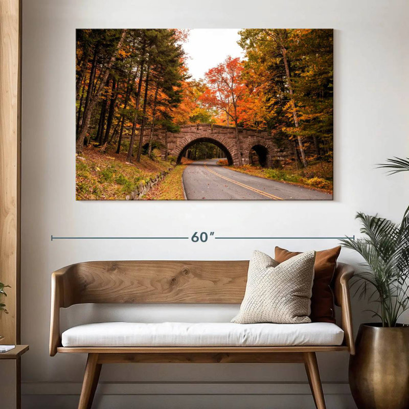 Alvord Acadia Park Bridge - automne, H 34 po x l 51 po