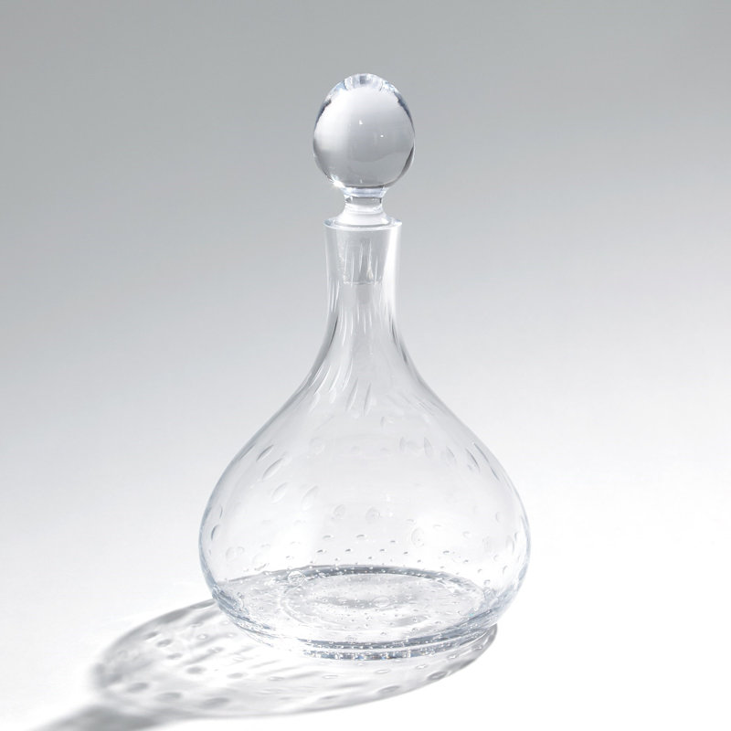 Hamish Decanter-Clear Seeded, Clear