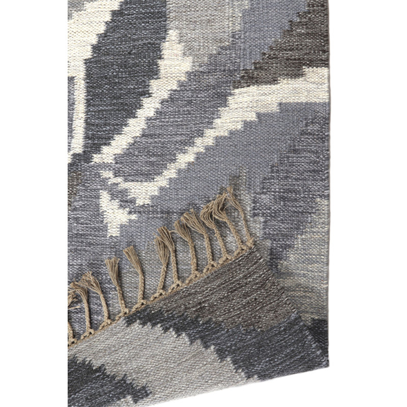 Demecia Wool Hand Woven Area Rug, Rectangle 200 x 290cm