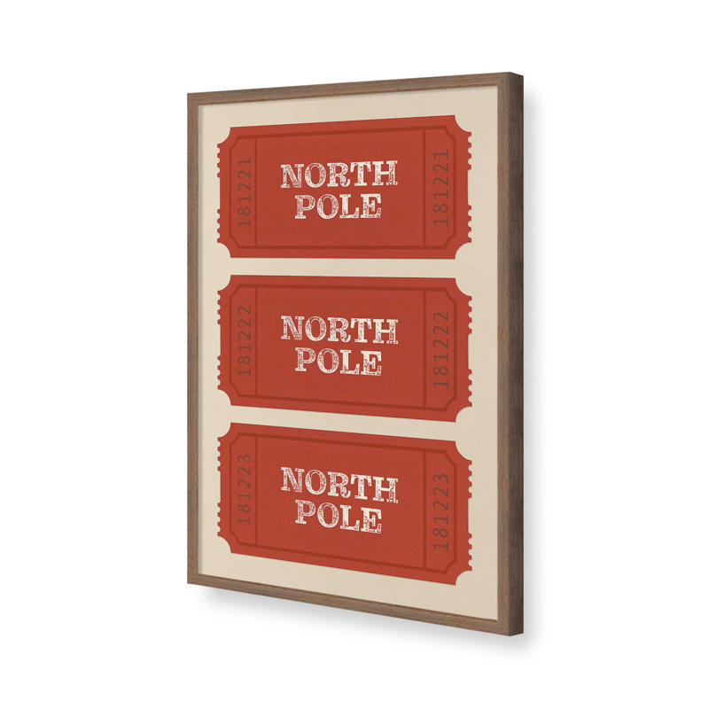 «Destination North Star», reproduction d'art, Noyer, 18 po x 24 po