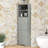 Freestanding Corner Cabinet for Bathrooms with Adjustable Shelves and Enclosed Storage-1339331813