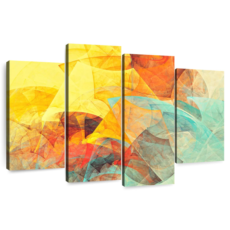 Avery Sunrise Colors Abstract, H 22 po x l 36 po
