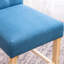 2 tabourets de hauteur de comptoir bleus - dossier et siège rembourrés, idéal pour les espaces de salle à manger de cuisine Structure en bois avec revêtement en tissu 2 pièces Dossier, assise, bois massif, l 18,5 po x P 25,5 po