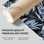 «Botanical Palm Leaves» en bleu, reproduction d'art sans cadre-8707226