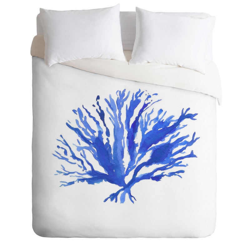 Housse de couette légère sea corail par laura trevey, Housse de couette pour très grand lit