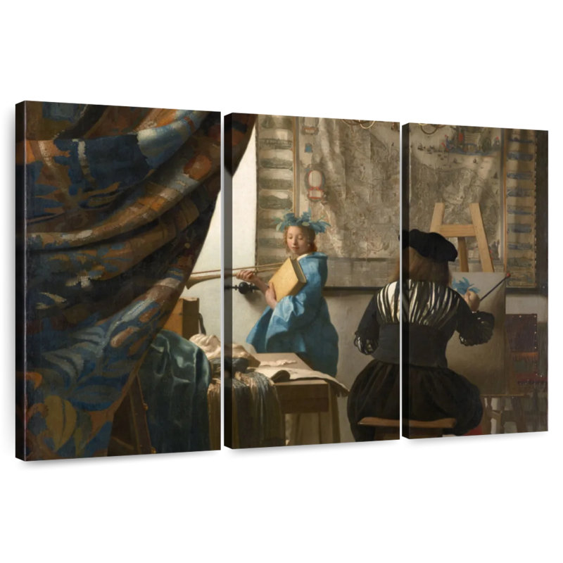 Senne, l'art de peindre, H 20 po x l 33 po