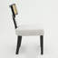 Ensemble de 2 chaises de salle à manger de style Mid-Century moderne, dossier en bois massif et en filet de rotin, chaises de salle à manger d'appoint pour la salle à manger, cadre et ensemble de chaises-23798439