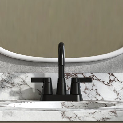 Robinet de lavabo pour salle de bain à 4 poignées et robinet à 4 poignées 4 pouces 