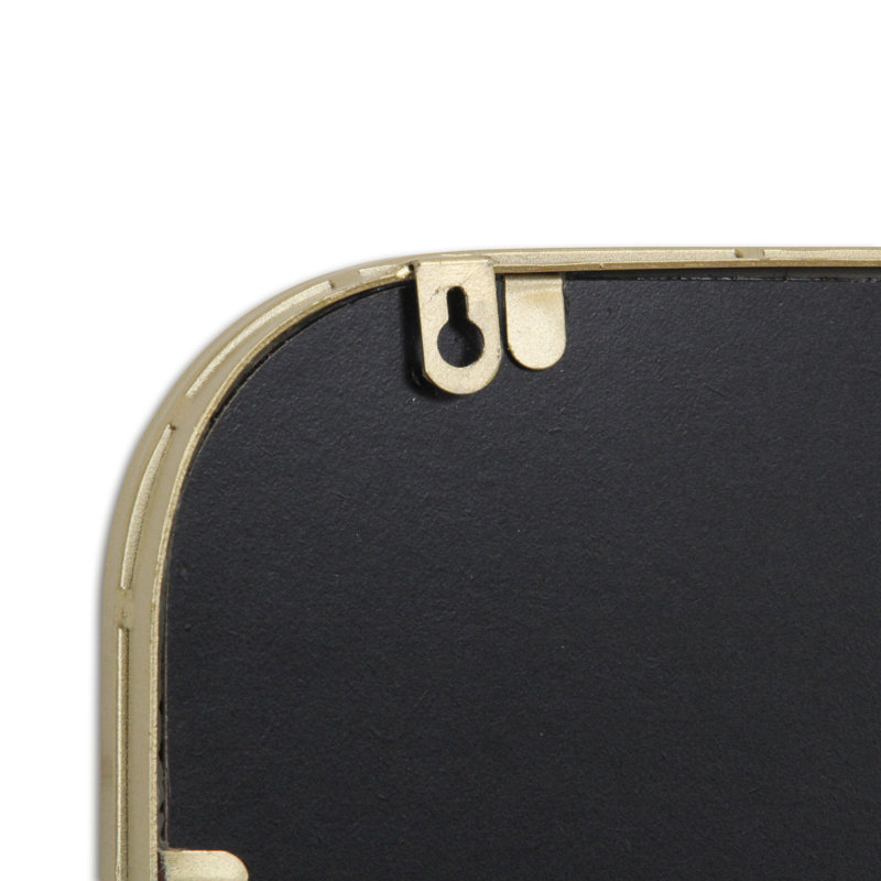 Nuvelle Rectangular Gold Metal Framed Wall Mirror | Studded |