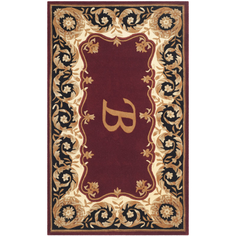 Lenora Hand Tufted Wool Pile Oriental Rug, R, Rectangle 3' x 5'