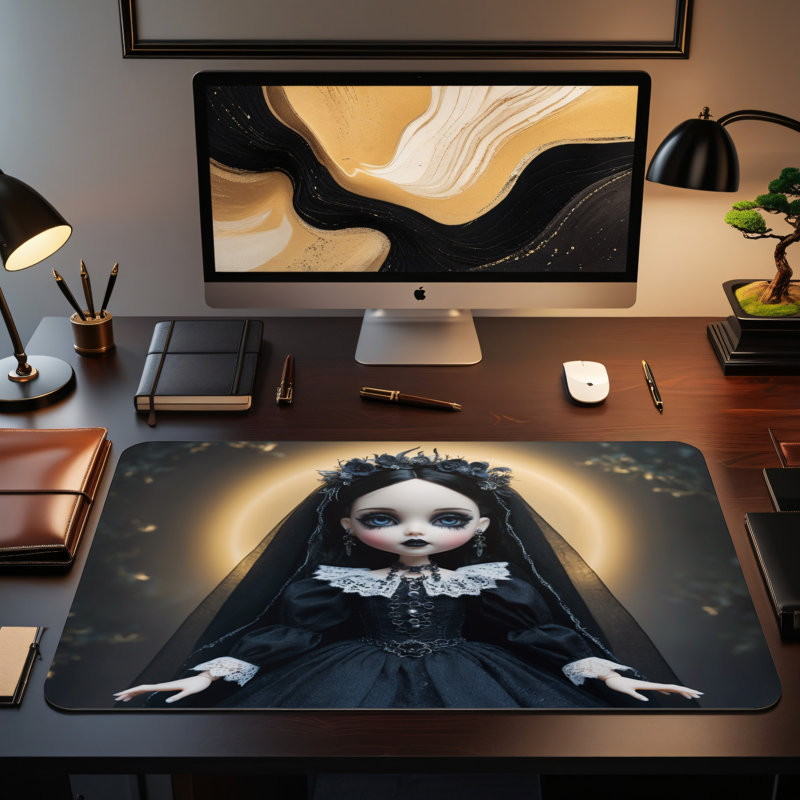 Polyester Desk Pad, 14.4x12.1