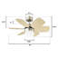 Ventilateur de plafond standard à 6 pales 30 po avec chaîne de traction et ensemble d'éclairage inclus Flora-1925160250