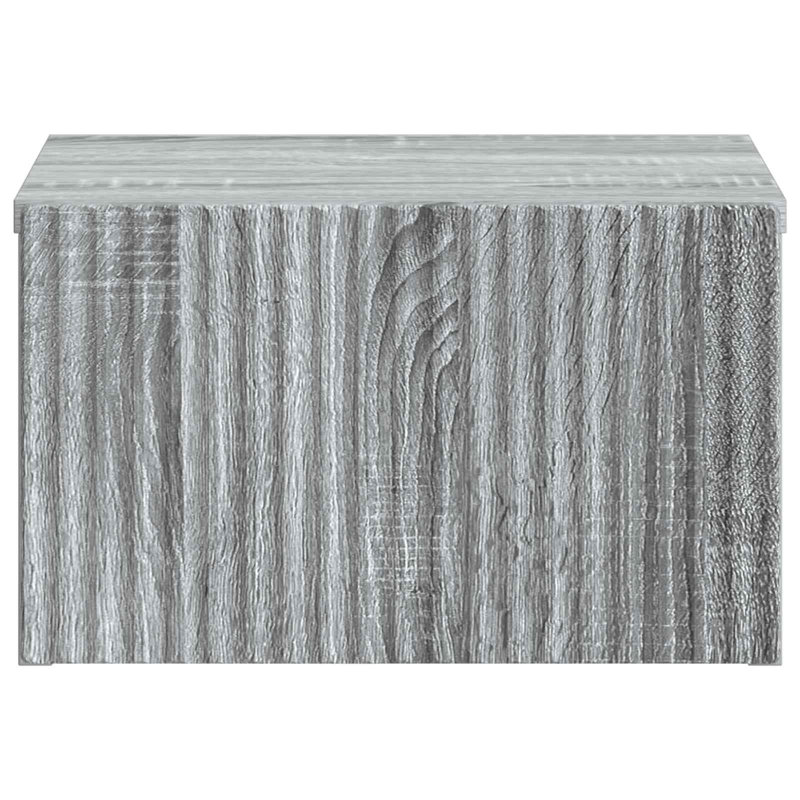 33cm W Manufactured Wood Bedside Table, Grey Sonoma