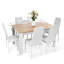 Elfredia 6 Person 73Cm Height Wood Dining Set-1023379318-1065711249