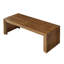 Table de salle à manger 78,8 po en bois massif pour 6 personnes, table de ferme rectangulaire avec base robuste
