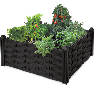 Quinterrious Rattan Planter Box
