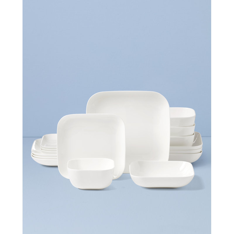 Studio 1414 Square 16 Piece Dinnerware Set