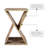 Crabill Solid Wood End Table-86902327