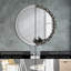 Huldar Glass Flat Wall Mirror-904602842