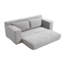 Loveseat Sofa  With Memory Foam & Steel Frame , Convertible 2-In-1 Design, Corduroy Fabric - Compact Couch For Small Spaces, Apartments, Home Office & Bedroom-1950626216