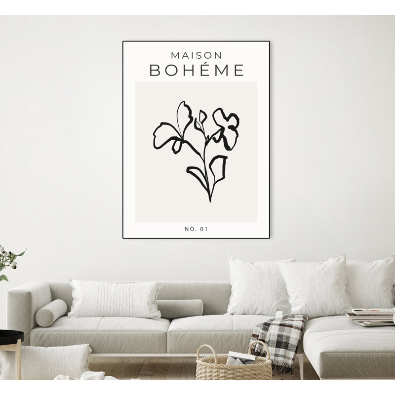 Maison Bohème No.1, toile encadrée, H 24 po x l 18 po