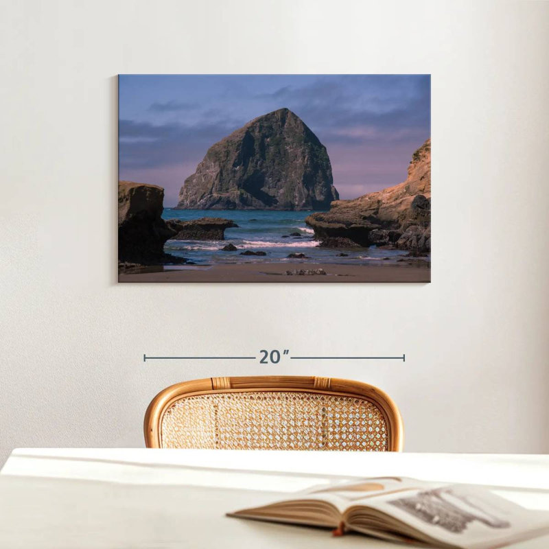 Gillard Oregon Haystack Rock, 16" H x 24" W