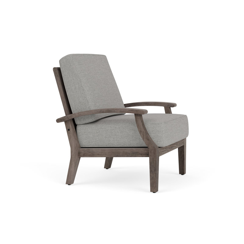 Frontier Outdoor Lounge Chair, Demo Stone, Charcoal