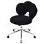 Chaise ergonomique en contreplaqué et en mousse avec pieds confortables et stables de 25,2 pouces de largeur