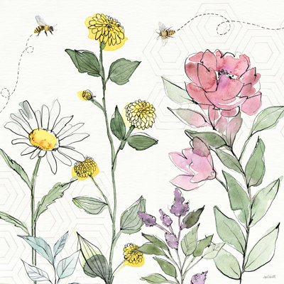 " Honeybee Blossoms III "