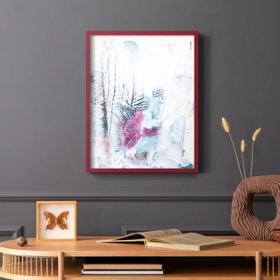 Magneta Coral I, reproduction encadrée - bois massif